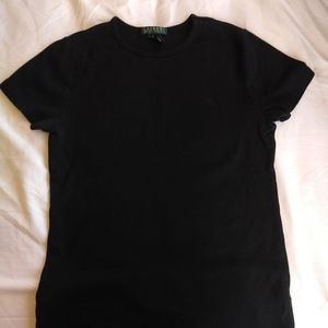 Lauren by Ralph Lauren Black tee